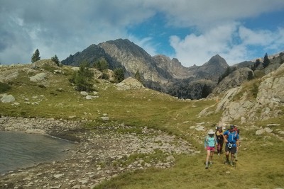 arrivée au lac