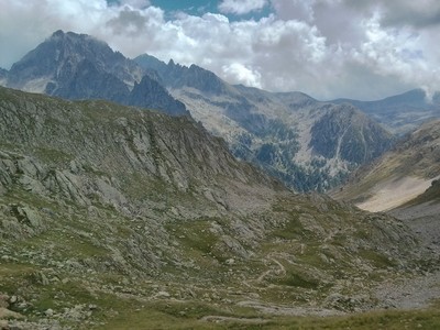 descente vers la Madone de Fenestre