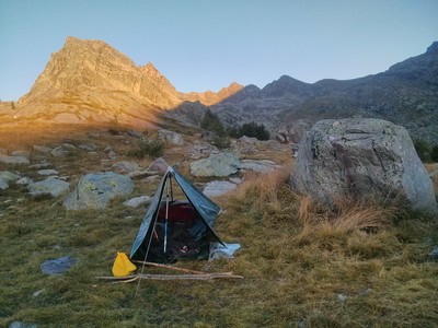 Lever de soleil au bivouac