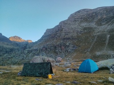 Bivouac face au Bégo