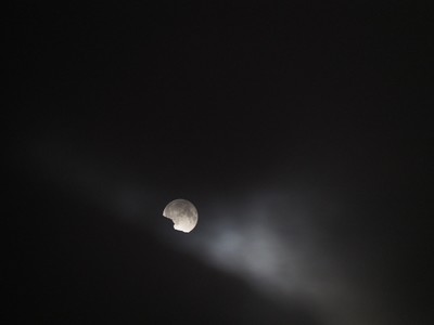 Levé de Lune à Bessans. Levé de Lune à Bessans.
