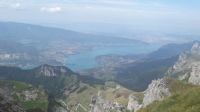 Lac d'Annecy vu de la Tournette Lac d'Annecy vu de la Tournette