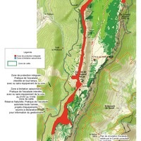 Zones d'interdiction de l'escalade en Chartreuse - Partie S