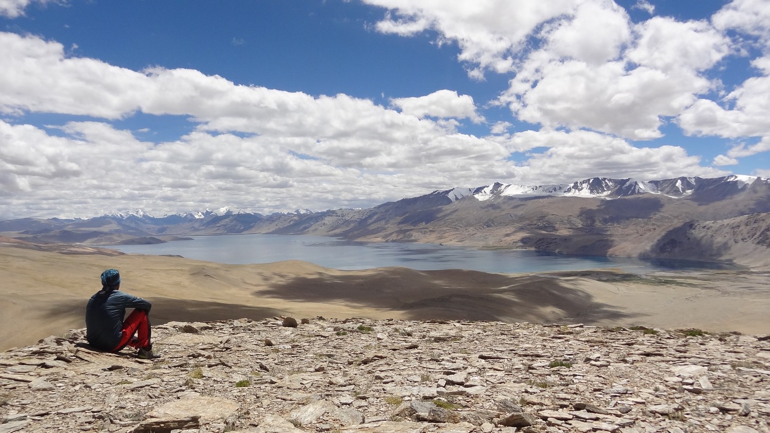 Regard contemplatif sur le Tso Moriri