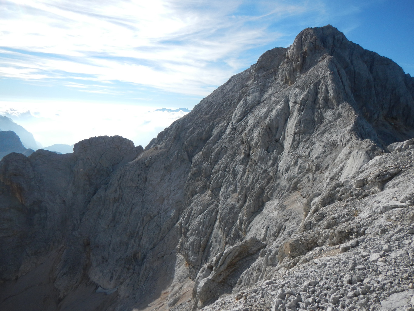 Triglav, avec la brèche SW