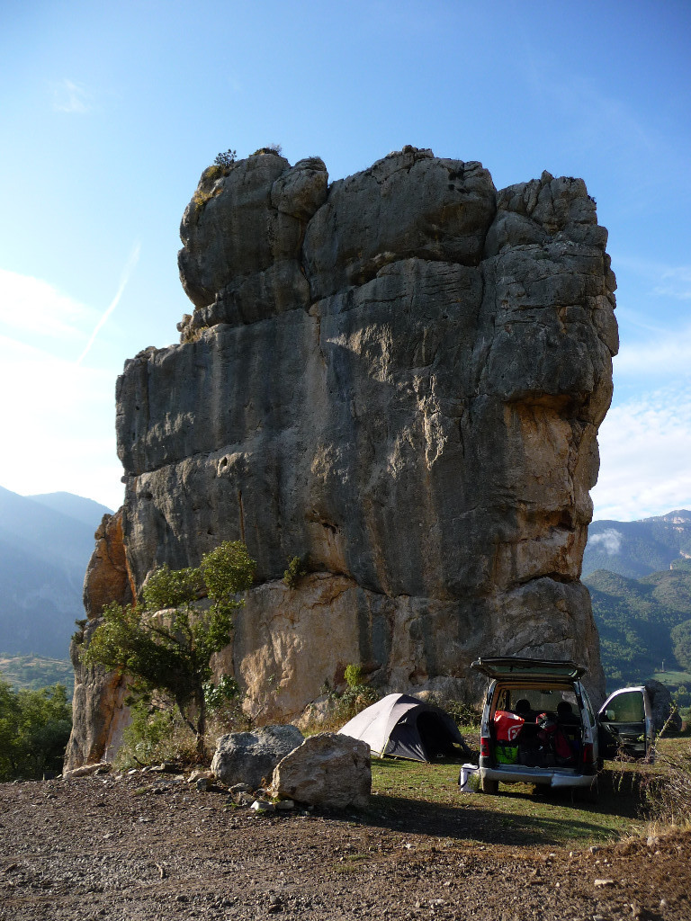 Un bivouac improvisé pas pire