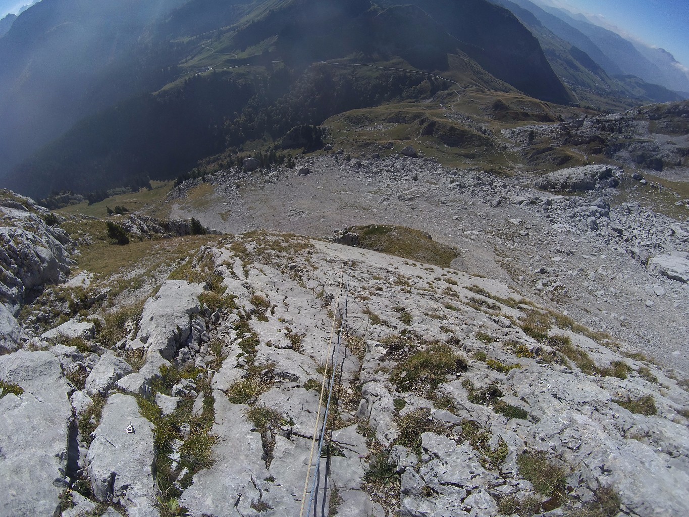 Vue sur L5 depuis le haut.