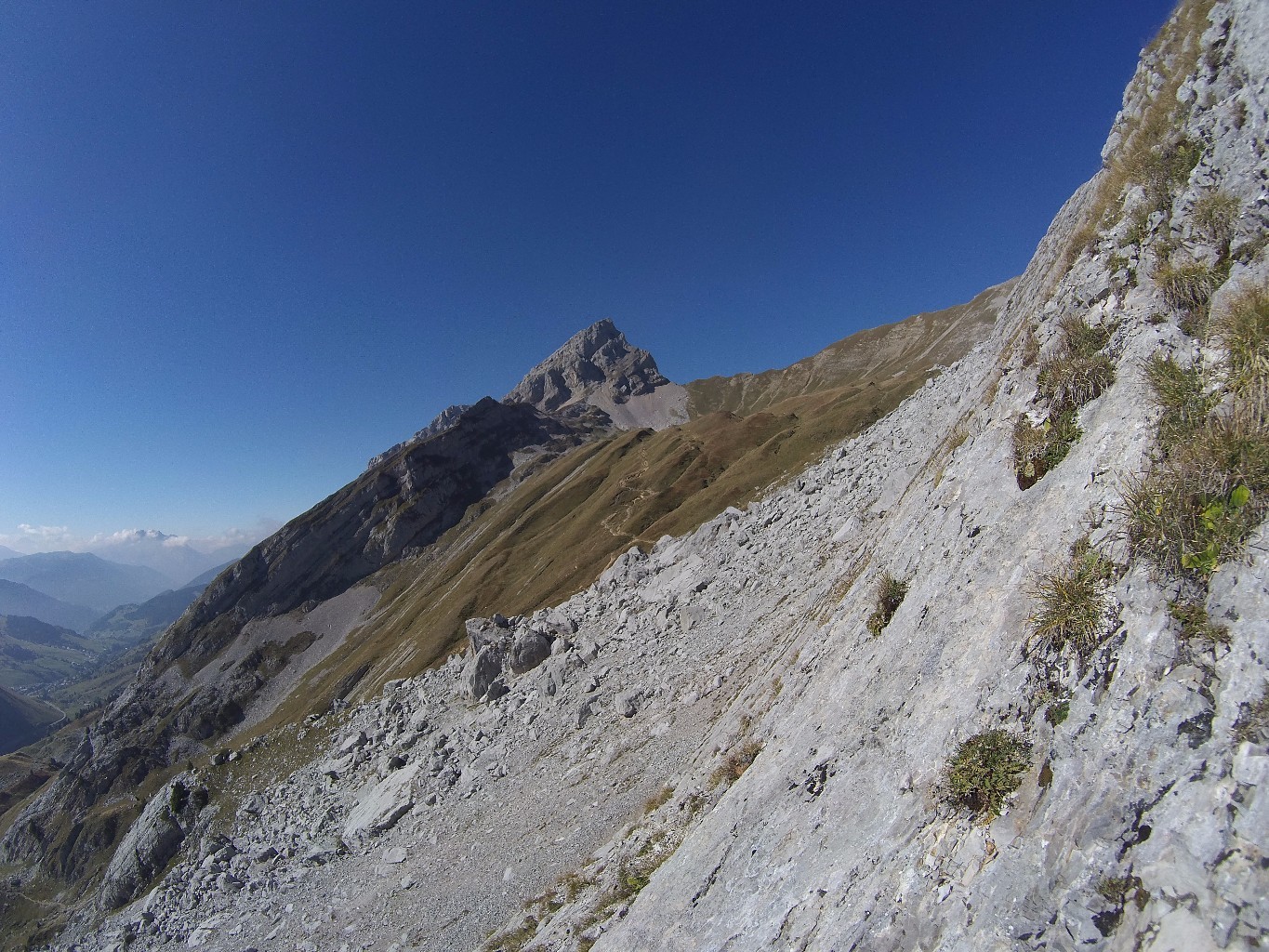Vers la pointe Blanche.