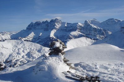 Depuis la Pointe de Chésery - Les Dents du Midi Depuis la Pointe de Chésery - Les Dents du Midi
