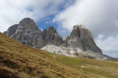 Sasso Piatto (Oskar Schuster) - brèche du Sassolungo Sasso Piatto (Oskar Schuster) - brèche du Sassolungo