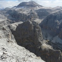 Piz Selva (via Meisules) - face au Piz Boë