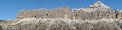[Via delle Trincee] - vue sur le Piz Boë