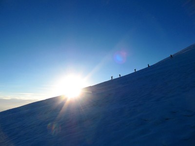 Une course contre le soleil ...Bishorn 2016 Une course contre le soleil ...Bishorn 2016