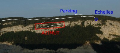 Vue générale du secteur AZIMUT à Plagne