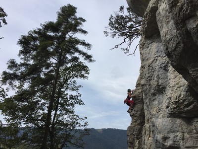 Verena dans Azygose au secteur Azimut à Plagne.