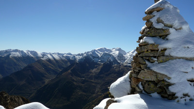Premières neiges sur le Montcalm