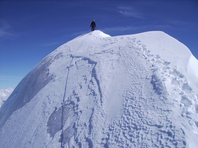 Voie Whymper à l'aiguille d'Argentier Voie Whymper à l'aiguille d'Argentier