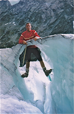 Guide donnant un cours de glace 1968 Guide donnant un cours de glace 1968