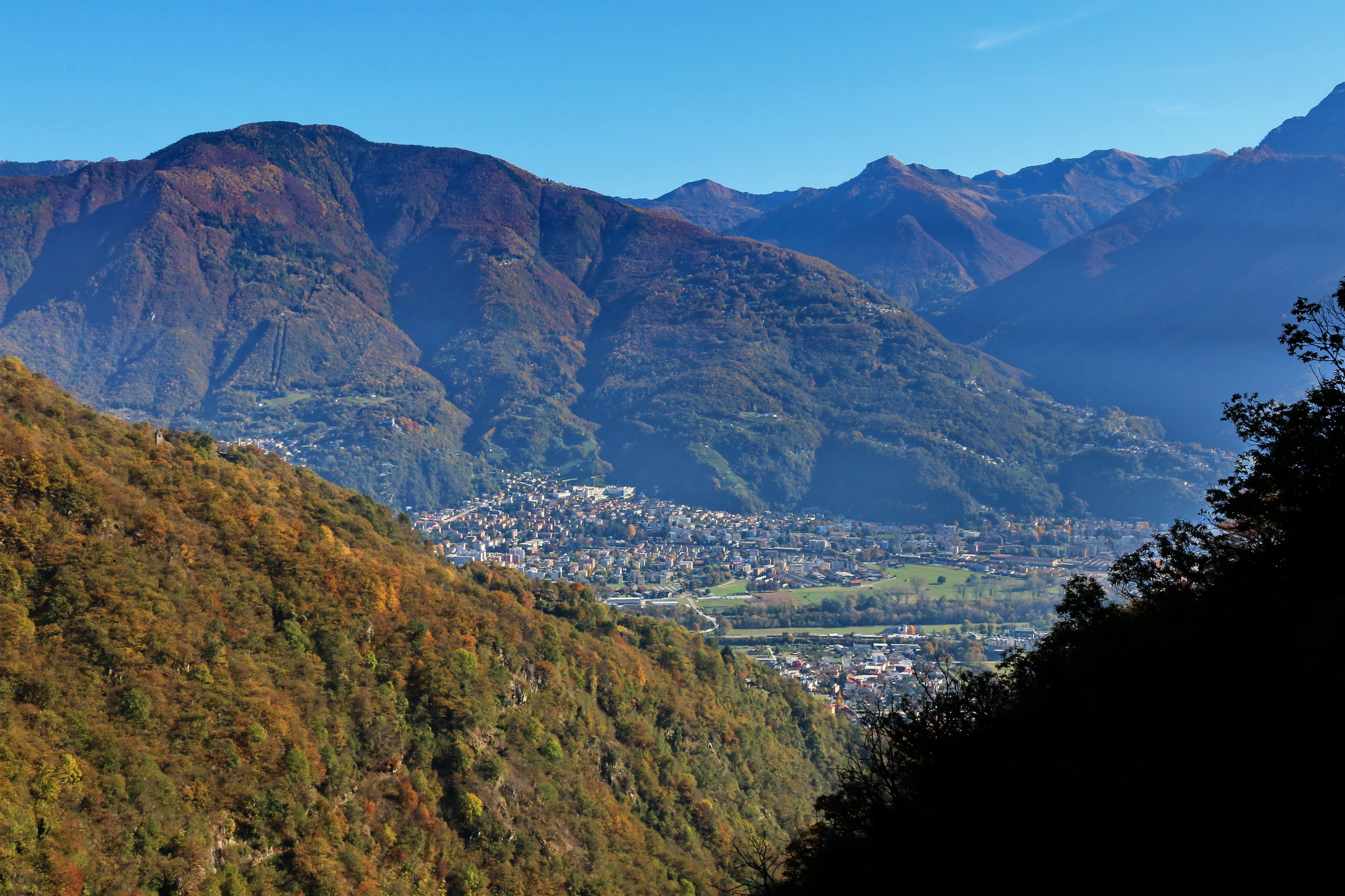Ponte Tibetano Carasc Anello Sementina Monte Carasso Camptocamp