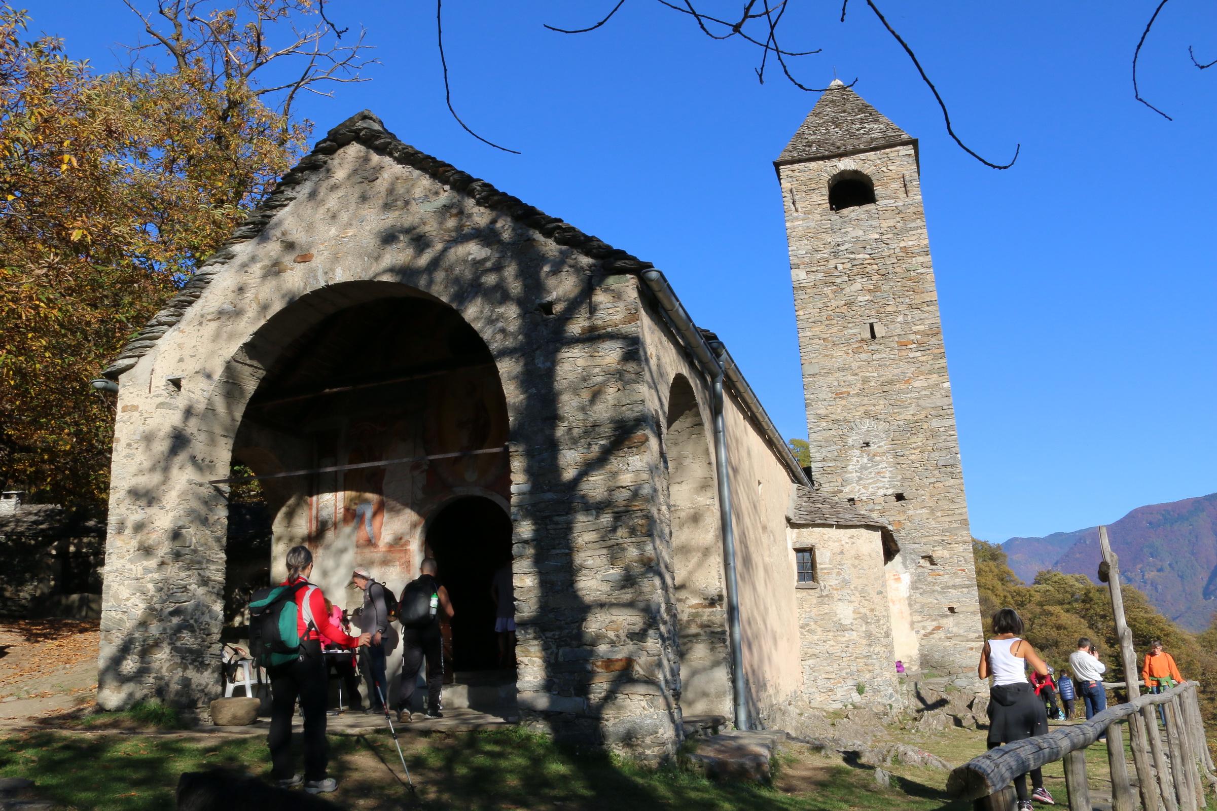 Ponte Tibetano Carasc Anello Sementina Monte Carasso Camptocamp