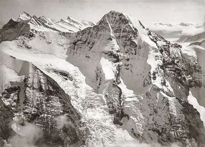 Mönch par Edouard Schweitzer (Spelterini) vers 1900