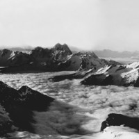 Caucase central vu de l'Elbrous par Vittorio Sella 1889