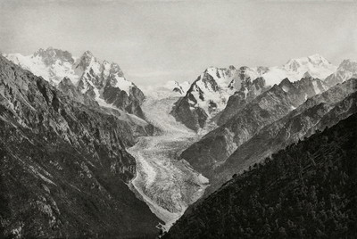 Karagom - Glacier Karagom - Burdjula par Vittorio Sella 1890 Karagom - Glacier Karagom - Burdjula par Vittorio Sella 1890