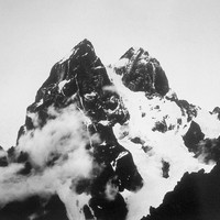 Ushba par Vittorio Sella XIXe