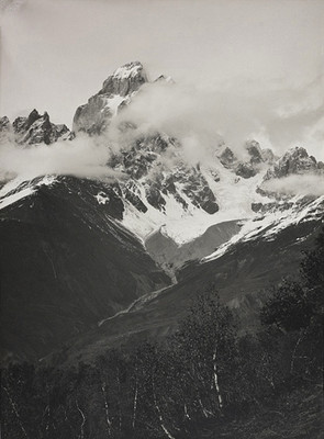 Ushba par Vittorio Sella XIXe Ushba par Vittorio Sella XIXe