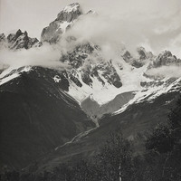 Ushba par Vittorio Sella XIXe