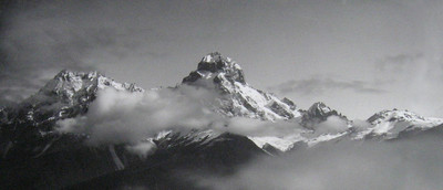 Ushba par Vittorio Sella XIXe Ushba par Vittorio Sella XIXe