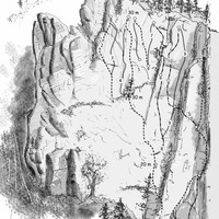 Topo de la "Face Sud" du Schilt, Jura Suisse.