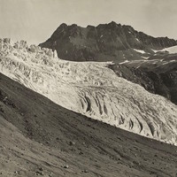 Elbrous , Glacier Teksol par Vittorio Sella 1890