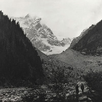 Glacier Chaalat par Vittorio Sella 1889