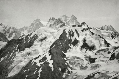 Ushba vu de Ciat Bashi par Vittorio Sella Ushba vu de Ciat Bashi par Vittorio Sella