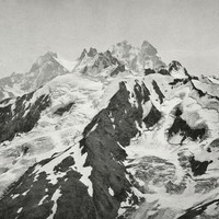 Ushba vu de Ciat Bashi par Vittorio Sella