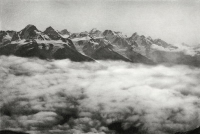 Massif du Karagom vu du SW par Vittorio Sella 1890 Massif du Karagom vu du SW par Vittorio Sella 1890