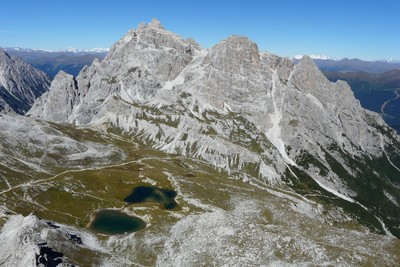 [Tre Cime tour] lacs de l'Alpe dei Piani, Punta dei Tre Scarperi