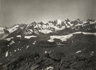 Ushba vu de l'Elbrus par Vittorio Sella 1889 Ushba vu de l'Elbrus par Vittorio Sella 1889