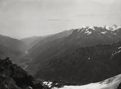 Vallée Baksan et Groupe Adyl par Vittorio Sella 1889 Vallée Baksan et Groupe Adyl par Vittorio Sella 1889