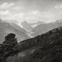 Glacier Tuiber par Vittorio Sella