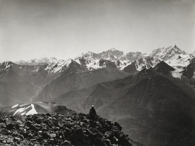 Koshtantau et Dykhtau par Vittorio Sella