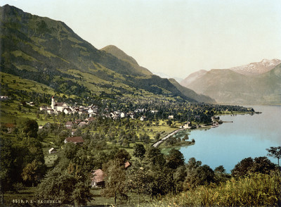 Sachseln - lac de Sarnen en 1900 par Photoglob N°0000008519 Sachseln - lac de Sarnen en 1900 par Photoglob N°0000008519