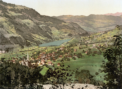Lungern en 1900 par Photoglob Zürich N°0000008345 Lungern en 1900 par Photoglob Zürich N°0000008345
