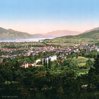 Lac du Bourget - Aix les Bains en 1900 par Photoglob N°0000017320