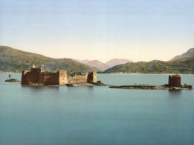 Lac Majeur, Château Cannero en 1900 par Photoglob N°0000006758