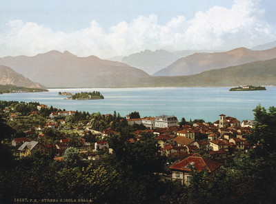 Lac Majeur - Stresa en 1900 par Photoglob N°0000016607