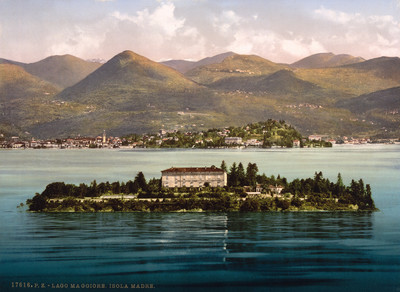 Lac Majeur - Isola Madre en 1900 par Photoglob N°0000017616