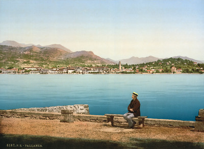 Lac Majeur - Pallanza en 1900 par Photoglob N°0000006187