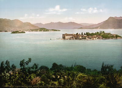 Lac Majeur - Isola Bella en 1900 par Photoglob N°0000016502